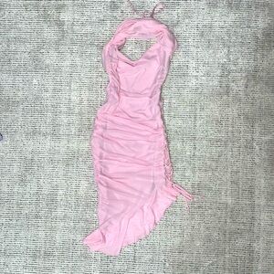 Oh Polly Light Pink Halter Dress